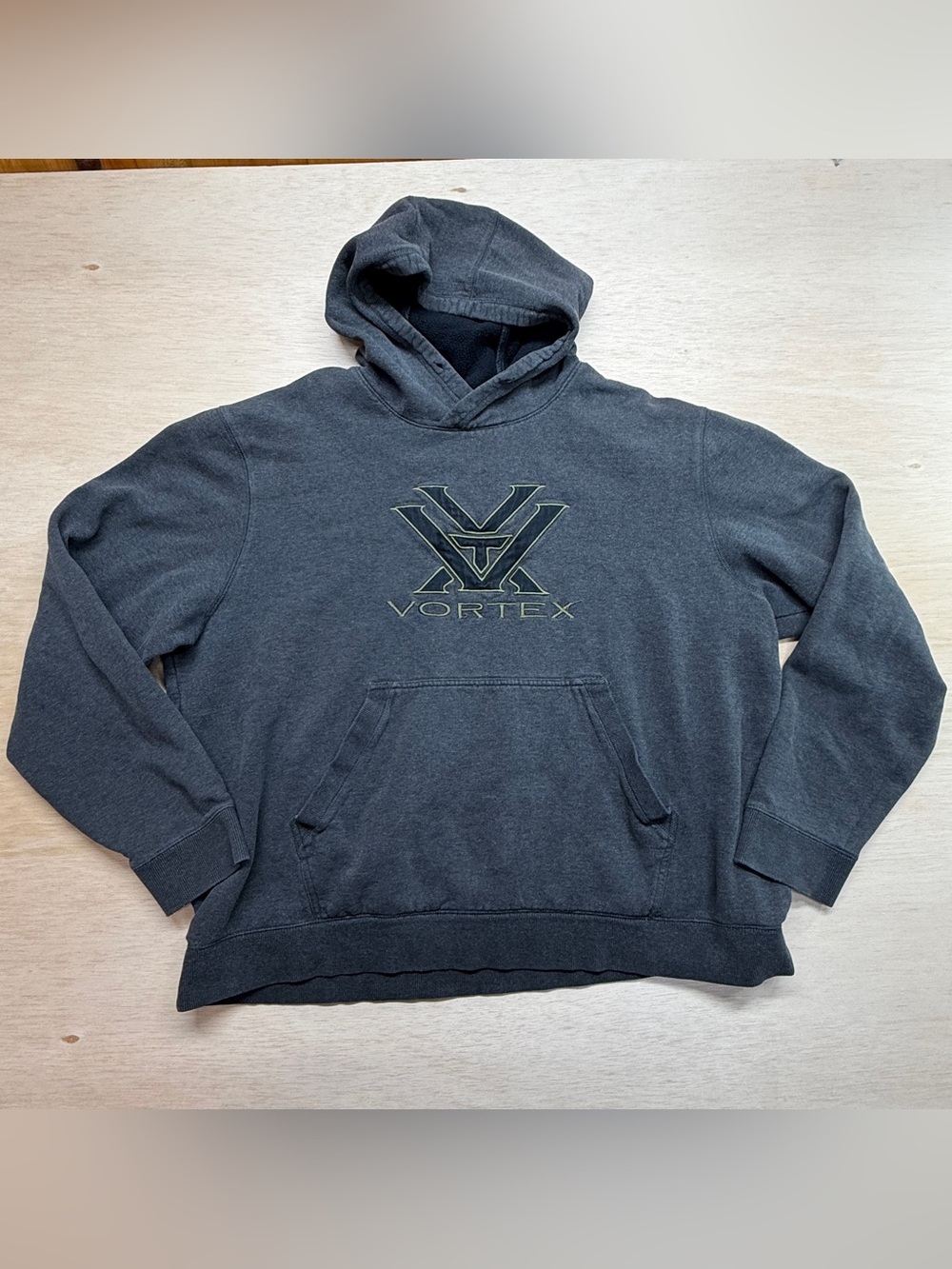 Vortex Optics Hoodie Sweatshirt Men's 3XL Charcoal Dark Gray Embroidered Logo